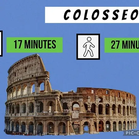 شقة Ceruleo Sweet Colosseo *
